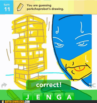 Illustration for article titled Draw Something Gets Better When It's Draw Batman